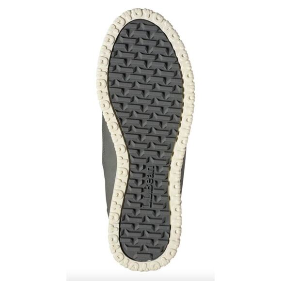 L.L. Bean Ultralight Quilted Insulated Boots, Tall Side-Zip | Women 6 White Gray - Picture 6 of 6